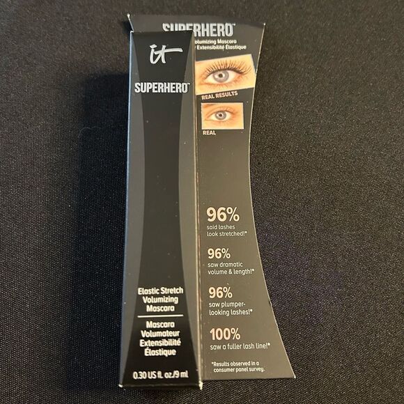 🦋5/$25 It Cosmetics Superhero Mascara Black New Travel Sz - Picture 1 of 3